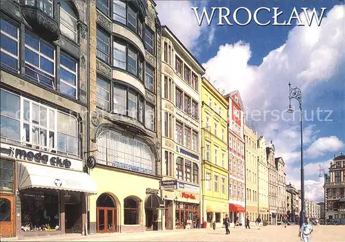 Wroclaw Stadtansicht Kuenstlerkarte Kat. Wroclaw Breslau