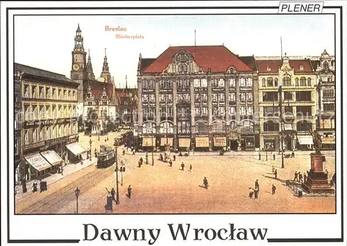 Wroclaw Bluecherplatz Kat. Wroclaw Breslau