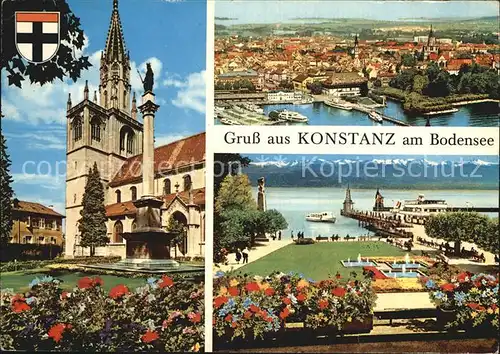 Konstanz Bodensee Kirche Panorama Kat. Konstanz