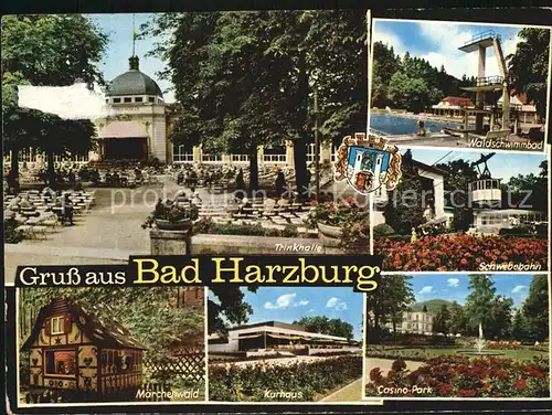 Bad Harzburg Trinkhalle Waldschwimmbad Schwebebahn M?rchenwald  Kat. Bad Harzburg