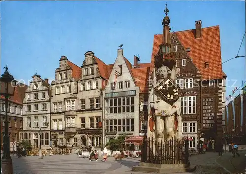 Bremen Marktplatz Roland Kat. Bremen