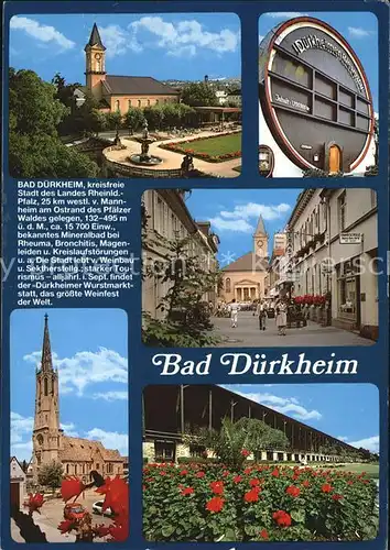 Bad Duerkheim Heilbad Kirche Ortsansichten Kat. Bad Duerkheim