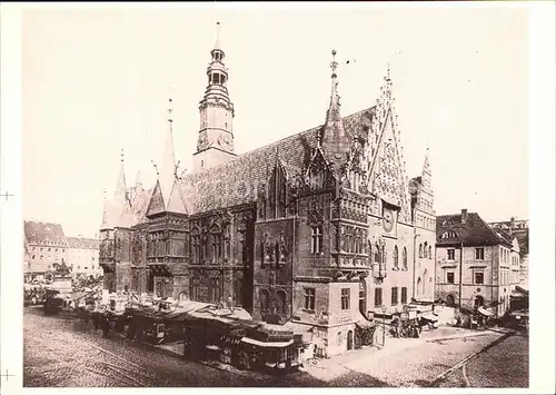 Wroclaw Rathaus nach der Renovation Kat. Wroclaw Breslau