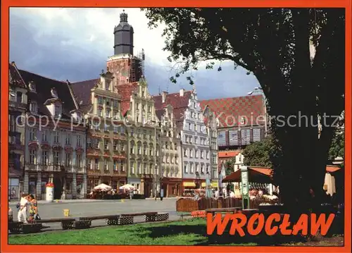 Wroclaw Buergerhaeuser Rathaus Kat. Wroclaw Breslau