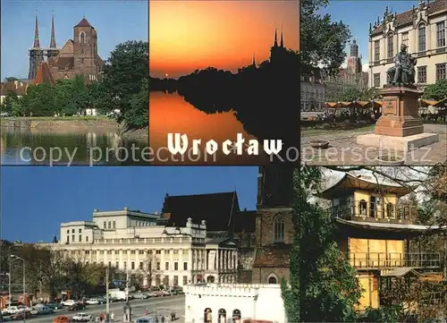 Wroclaw Kathedrale Opernhaus Japanische Pagode  Kat. Wroclaw Breslau