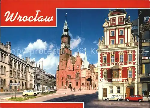 Wroclaw Rathaus Stadtansichten Kat. Wroclaw Breslau