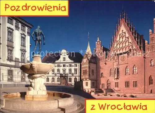 Wroclaw Rathaus  Kat. Wroclaw Breslau