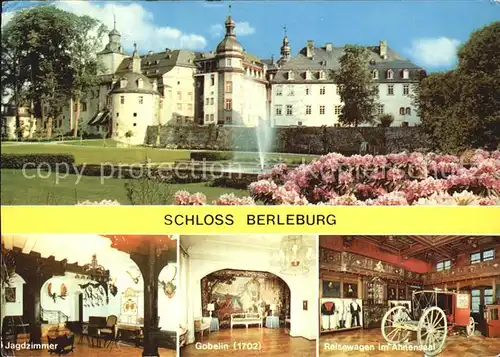 Berleburg Bad Schloss Jagdzimmer Gobelin Reisewagen Ahnensaal Kat. Bad Berleburg