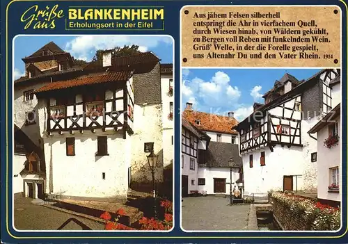 Blankenheim Eifel Stadtansichten Kat. Blankenheim