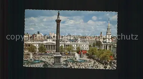 London Trafalgar Square Nelson Column Kat. City of London