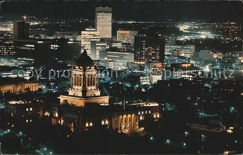 Winnipeg Nachtaufnahme Kat. Winnipeg