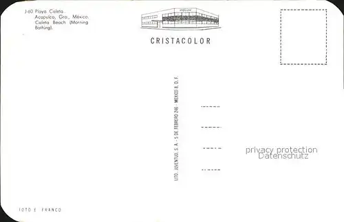 Acapulco Playa Coleta Kat. Acapulco