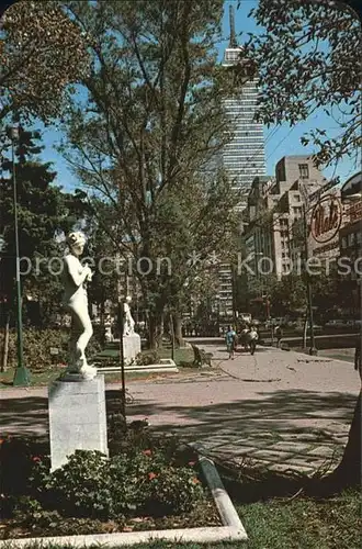 Mexico City Avenida Juarez Alameda Park Kat. Mexico