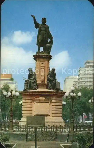 Mexico City Statue Christoph Columbus Kat. Mexico