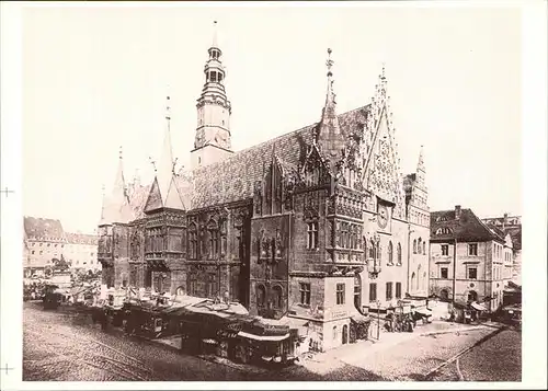 Wroclaw Rathaus nach Renovation  Kat. Wroclaw Breslau