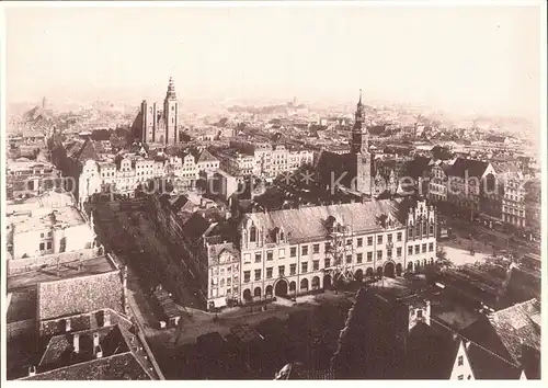 Wroclaw Blick vom Elisabethturm Kat. Wroclaw Breslau