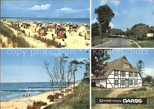 Darss Region Ostsee Prerow Strand Born Wieck Kat. Wieck Darss