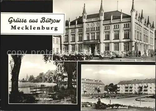 Buetzow Rathaus Warnow Bahnhof Kat. Buetzow