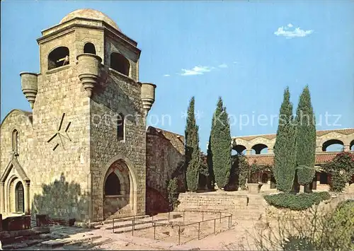 Rhodos Rhodes aegaeis Glockenturm Ritterkirche Kat. 