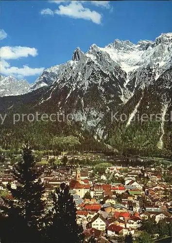 Mittenwald Bayern Karwendelgebirge Kat. Mittenwald