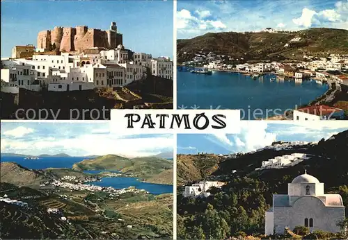 Patmos Sporaden Dodekanes Kloster Panorama Kat. Griechenland