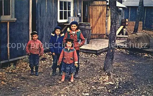 Ontario Canada Indian Children  Kat. Kanada