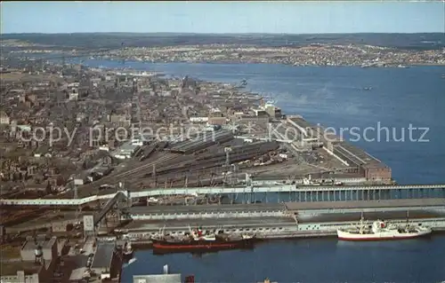 Halifax Nova Scotia Hafen Luftaufnahme Kat. Halifax