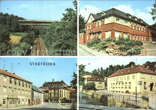 Stadtroda Autobahnbruecke Zeitzgrund Bezirkskrankenhaus Psychatrie Neurologie Kat. Stadtroda