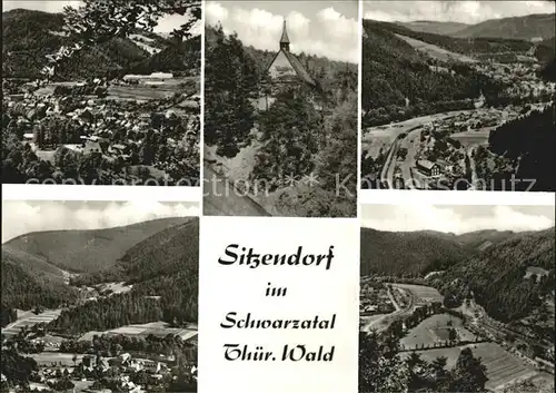 Sitzendorf Thueringen Luftaufnahmen Kat. Sitzendorf Schwarzatal