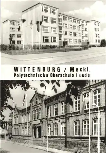 Wittenburg Mecklenburg Polytechnische Oberschule I und II Kat. Wittenburg Mecklenburg