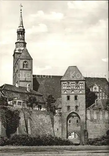 Tangermuende Rosspforte Sankt Stephans Kirche Kat. Tangermuende