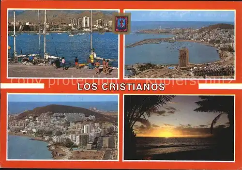 Los Cristianos Ansichten Kat. Tenerife Islas Canarias