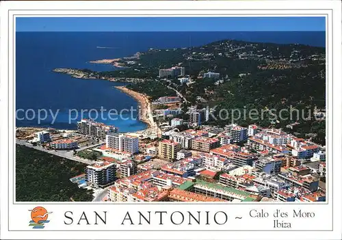 San Antonio Ibiza Calo Moro Luftufnahme