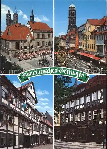 Goettingen Niedersachsen Altes Rathaus Schwarzer Baer Weender Strasse Schroedersches Haus Kat. Goettingen