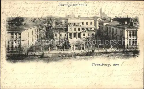 Strassburg Elsass Chirurgische Klinik Kat. Strasbourg