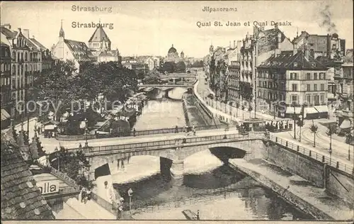 Strasbourg Alsace Quai St Jean et Quai Desaix Kat. Strasbourg