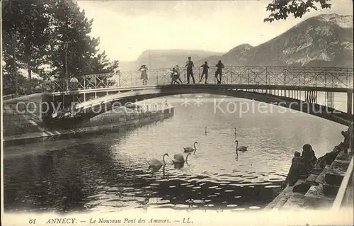 Annecy Haute Savoie Le Nouveau Pont des Amours Kat. Annecy