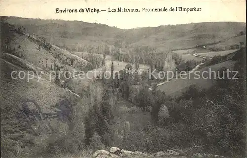 Les Malavaux Promenade de l Empereur Kat. Vichy Allier
