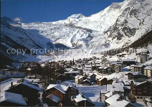 Saas Fee Allalinhorn Alphuebel Taschhorn Kat. Saas Fee