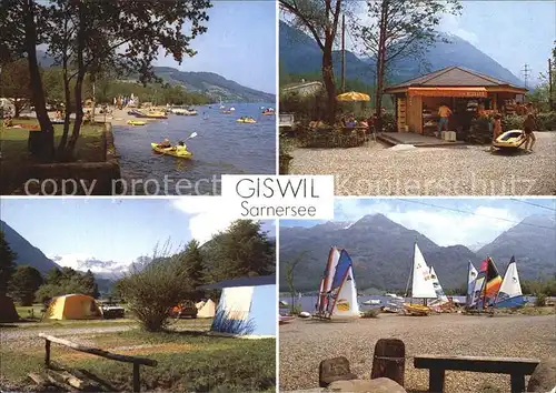 Giswil Campingplatz Sarnersee Kat. Giswil