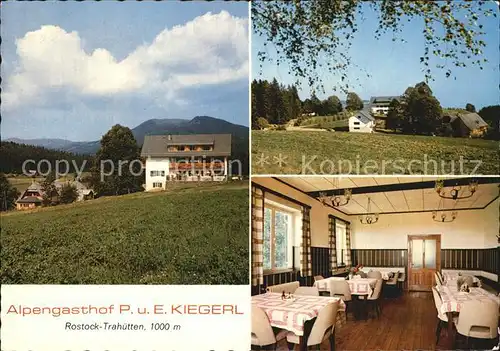 Trahuetten Alpengasthof Kiegerl Kat. Trahuetten