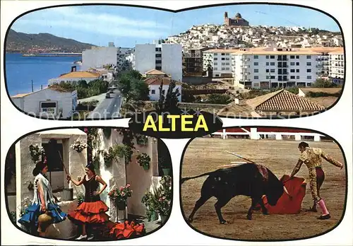 Altea Panorma Flamenco Stierkampf  Kat. Spanien