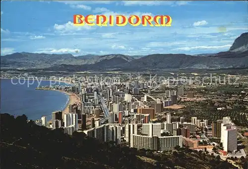Benidorm Panorama Kat. Costa Blanca Spanien
