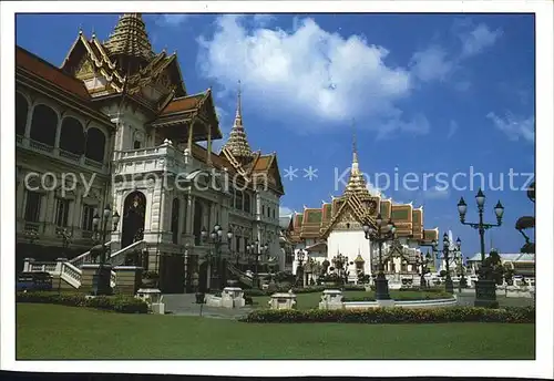 Bangkok Grand Palace Emerald Buddha Tempel Kat. Bangkok
