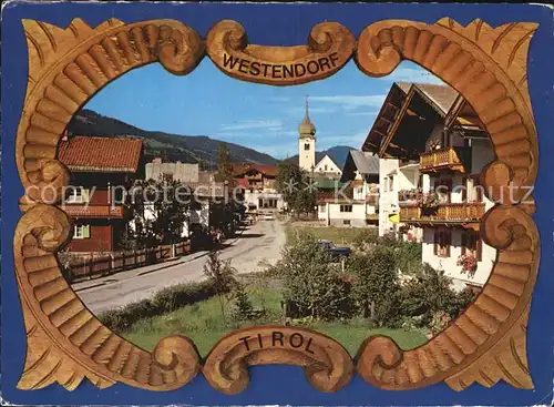 Westendorf Tirol Teilansicht  Kat. Westendorf