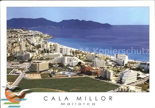 Cala Millor Mallorca Gesamtansicht  Kat. Islas Baleares Spanien