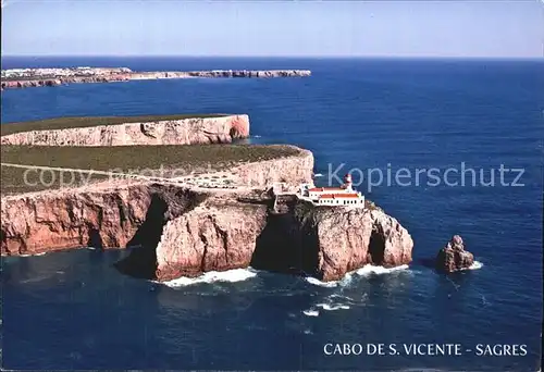 Sagres Algarve Fliegeraufnahme Cabo de San Vicente Kat. Faro