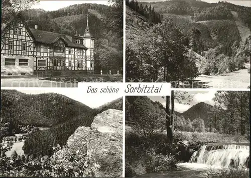 Sitzendorf Thueringen Teilansicht Sorbitztal Kat. Sitzendorf Schwarzatal