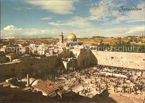 Jerusalem Yerushalayim Temple Aerea Kat. Israel