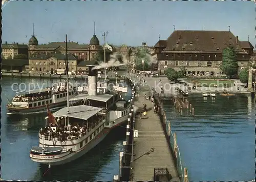 Konstanz Bodensee Hafen und Konzil Kat. Konstanz